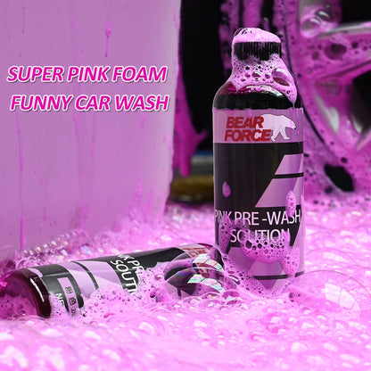 Pink Foaming Car Wash Soap Auto Wash Shampoo – Active Foam Cleaner