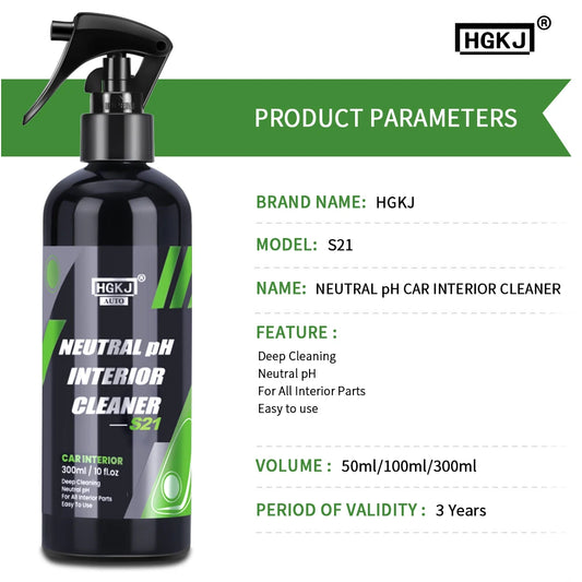 Neutral pH Car Interior Cleaner