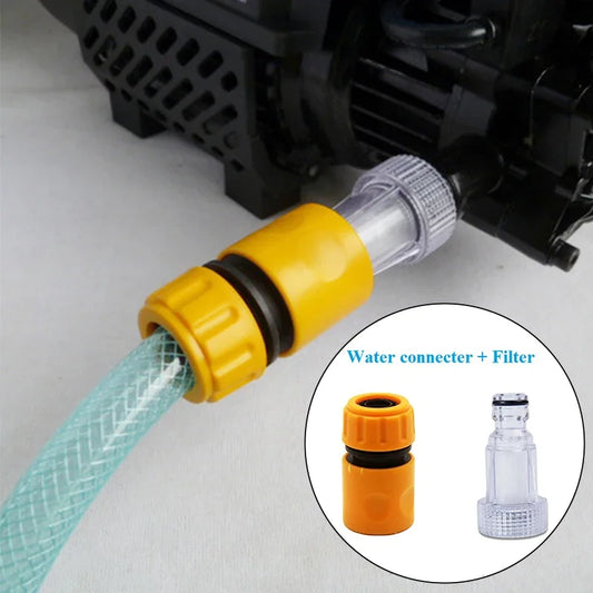 High-Pressure Car Washer Adapter with Water Filter