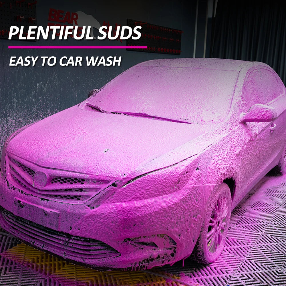 Pink Foaming Car Wash Soap Auto Wash Shampoo – Active Foam Cleaner
