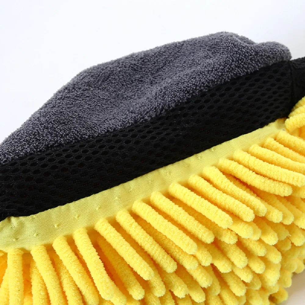 Car Wash Glove Coral Mitt – Soft & Multifunctional