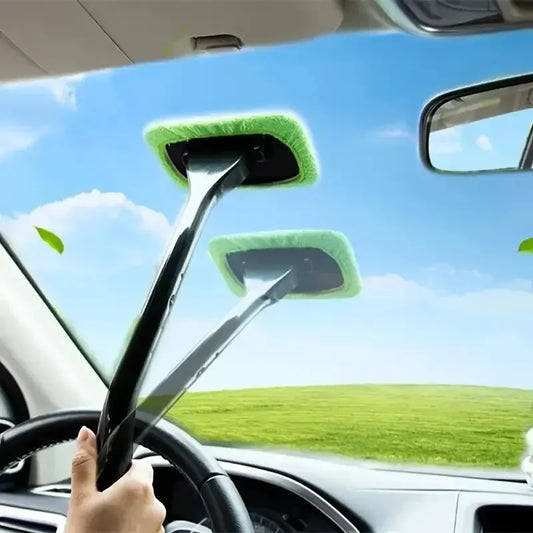 Windshield Wash Tool – Long Handle Interior Window Cleaning Brush