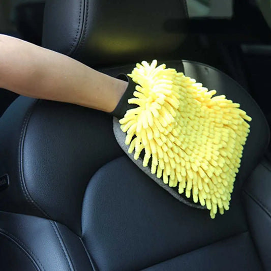 Car Wash Glove Coral Mitt – Soft & Multifunctional