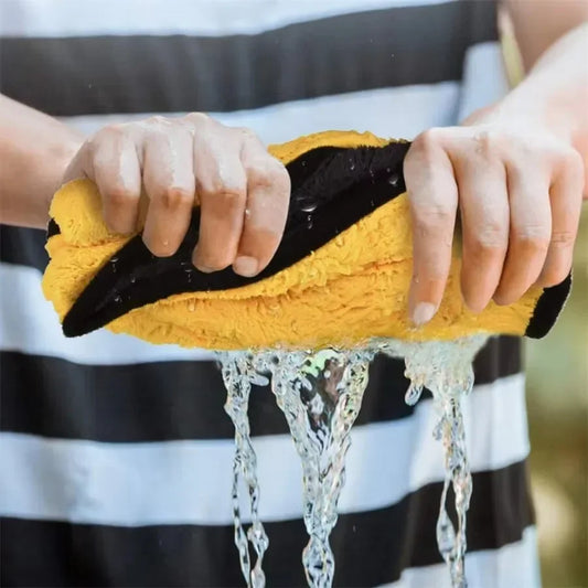 1/3/6Pcs Microfiber Car Cleaning Towels