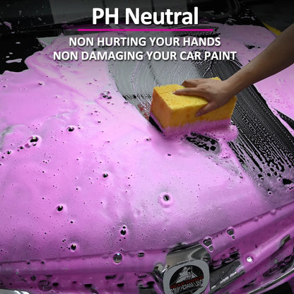 Pink Foaming Car Wash Soap Auto Wash Shampoo – Active Foam Cleaner
